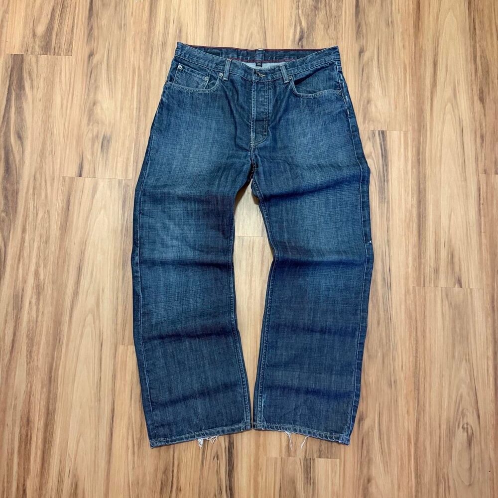 Banana Republic Raw Denim Relaxed Fit Jeans Men’s Size 34x30